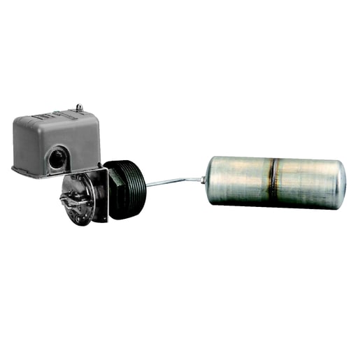 TESENSOR - TEC 9037HG38Z20 Float switch, Square-D Pumptrol, closed tank, NEMA 1, screw in bushing, 2NC DPST DB contacts