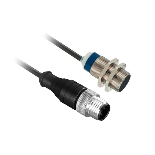 TESENSOR - TES XS618B1MAL01U78 Inductive proximity sensors XS, inductive sensor XS6 M18, L62mm, brass, Sn8mm, 24...240VAC/DC, 7/8" -0.15 m