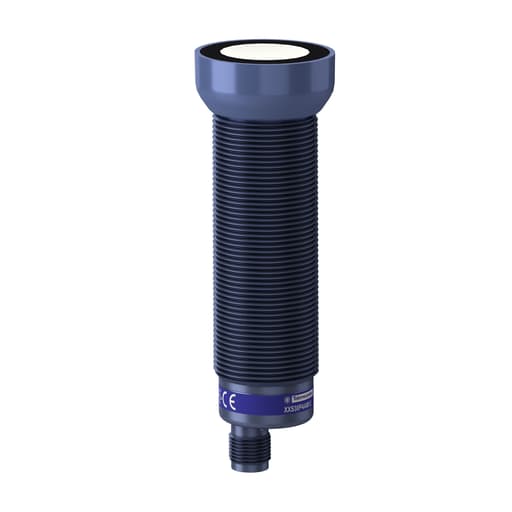 TESENSOR - TES XXS30P4AM12 Ultrasonic sensors XX, ultrasonic sensor, plastic, cylindrical M30, straight, 4 m, 4...20 mA