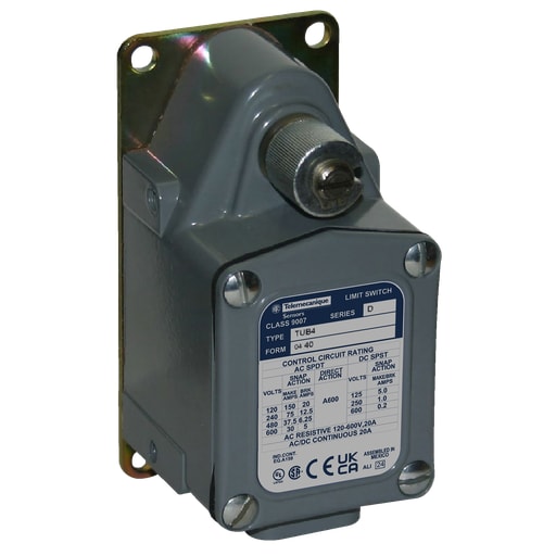 TESENSOR - TEC 9007TUB3 Limit switch, 9007, 600 VAC 12amp t +options