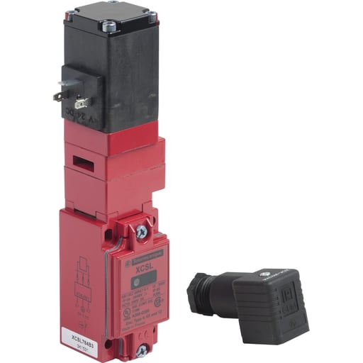 TESENSOR - TEC XCSL784B3 Safety switch, TEC Safety switches XCS, XCSL, AC/DC, 50/60 Hz, key operated turret head