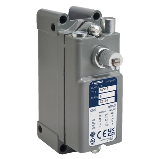 TESENSOR - TEC Sensors 9007AW12 Limit switch, 9007, 600 VAC 15amp aw +options