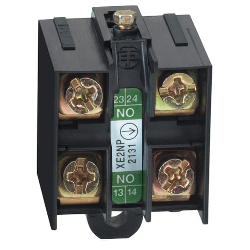 TESENSOR - TEC XE2NP2131 Limit switch contact block, Limit switches XC Standard, 2 NO, slow break, simultaneous