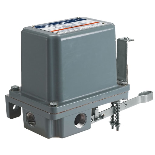 TESENSOR - TEC 9038AW1 Mechanical alternator, Square-D Pumptrol, mech open tank, NEMA 4, pedestal mounted, 4 NC DPST DB contacts