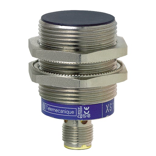 TESENSOR - TES XS1N30PA349D Inductive proximity sensors XS, inductive sensor XS1 M30, L55mm, brass, Sn20mm, 12...24 VDC, M12