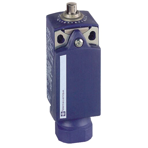 TESENSOR - TEC XCKP2110N12 Limit switch, Limit switches XC Standard, XCKP, metal end plunger, 1NC+1 NO, snap, 1/2NPT