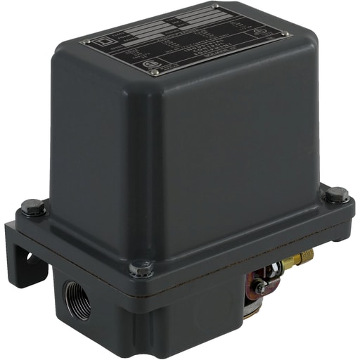 TESENSOR - TEC 9013GHW2J63XZ Pumptrol, 9013GH, pump or compressor switch, adjustable differential, 145 175 PSI