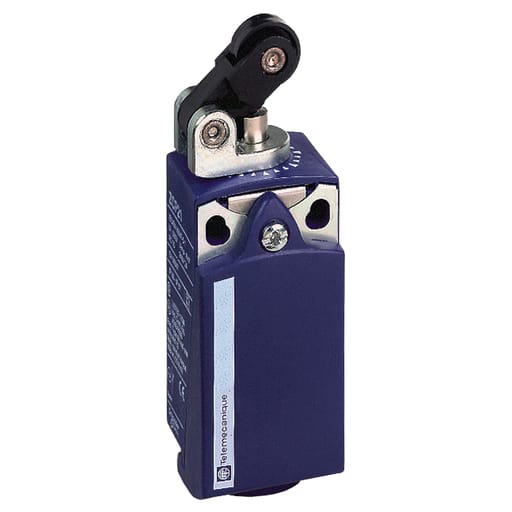 TESENSOR - TEC XCKP2121N12 Limit switch, Limit switches XC Standard, XCKP, thermoplastic plastic roller lever plung. Hor, 1NC+1 NO, snap, 1/2NPT