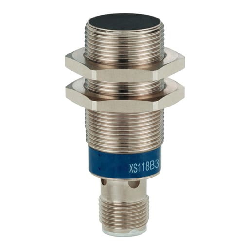 TESENSOR - TES XS118B3PAM12 inductive sensor XS1 M18, L50mm, brass, Sn8mm, 12..24VDC, M12