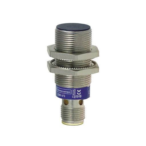 TESENSOR - TES XS1N18PA349D Inductive proximity sensors XS, inductive sensor XS1 M18, L50mm, brass, Sn10mm, 12...24 VDC, M12