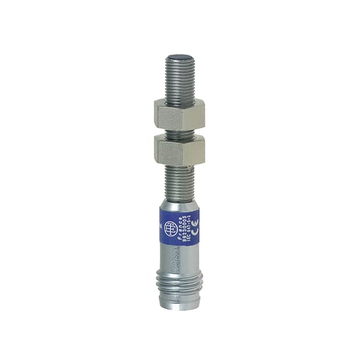 TESENSOR - Square D XS1N05NA311S 24 VDC 100 mA NO/NPN Stainless Steel 3-Wire Cylindrical Inductive Proximity Sensor
