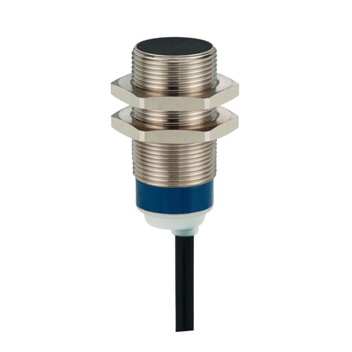 TESENSOR - TES XS518B1PBL2 Inductive proximity sensors XS, inductive sensor XS5 M18, L39mm, brass, Sn5mm, 12...24 VDC, cable 2 m
