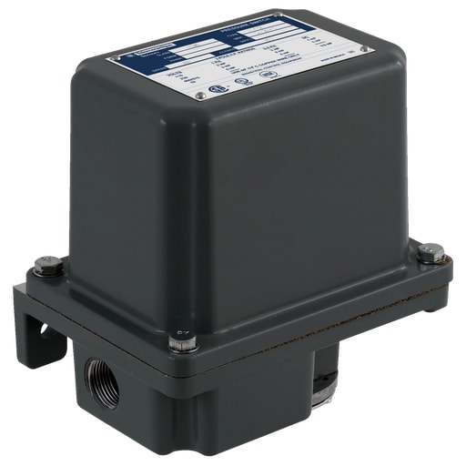 TESENSOR - TEC 9013GHW2J63 Square-D Pumptrol, pump or compressor switch 9013GH, adjustable diff., 145 175 PSI