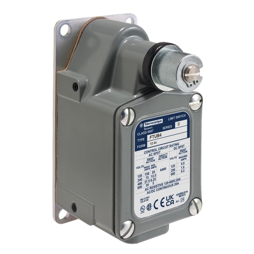 TESENSOR - TEC 9007FTSB1 Limit switch, 9007, 600 VAC 12amp ft +options