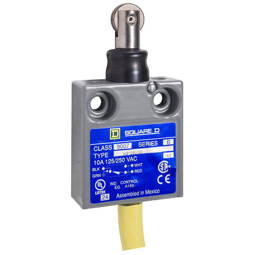 TESENSOR - TEC 9007MS12S0100 Limit switch, 9007, 240 VAC 10amp ms +options