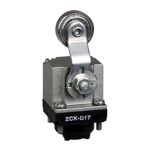 TESENSOR - TEC ZCKD16 Limit switch head, Limit switches XC Standard, ZCKD, steel roller lever