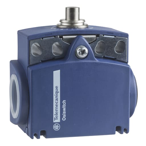 TESENSOR - TEC XCKT2110N12 Limit switch, Limit switches XC Standard, XCKT, metal end plunger, 1NC+1 NO, snap, 1/2NPT