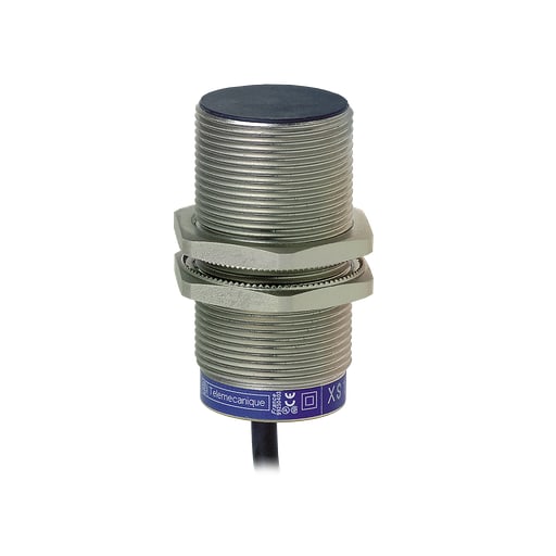 TESENSOR - TES XS530B1PAL2 Inductive proximity sensors XS, inductive sensor XS5 M30, L43mm, brass, Sn10mm, 12...24 VDC, cable 2 m