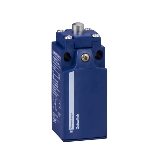 TESENSOR - TEC XCKN2110G11 Limit switch, Limit switches XC Standard, XCKN, metal end plunger, 1NC+1 NO, snap, Pg11