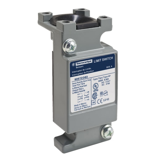 TESENSOR - TEC 9007CO62 Limit switch plug in unit, 9007, 600v10amp c