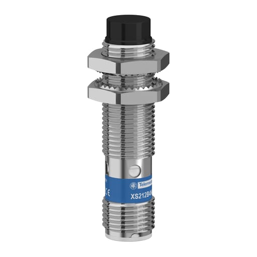 TESENSOR - TES XS212B4PAM12 Inductive proximity sensors XS, inductive sensor XS2 M12, L51mm, brass, Sn8mm, 12...24 VDC, M12