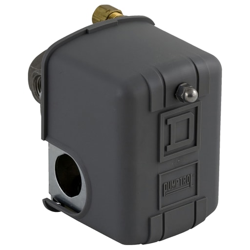 TESENSOR - TEC 9013FHG52J55X Square-D Pumptrol, air compressor switch 9013FH, fixed differential, Off at 150 PSI, high hp