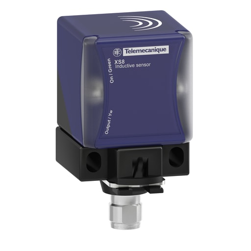 TESENSOR - TES XS8C2A4PCM12 Inductive proximity sensors XS, inductive sensor XS8 40x40x70, PBT, Sn40 mm, 12...48 VDC, M12