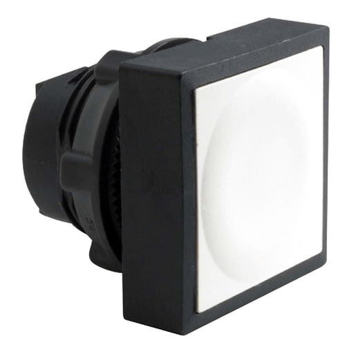 Square-D / Schneider - Square D ZB5CA1 22 mm White Square Flush Non-Illuminated Push Button Operator