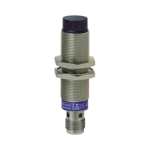 TESENSOR - TES XS2M18MA250K Inductive proximity sensors XS, inductive sensor XS2 M18, L72mm, brass, Sn8mm, 24...240VAC/DC, 1/2"