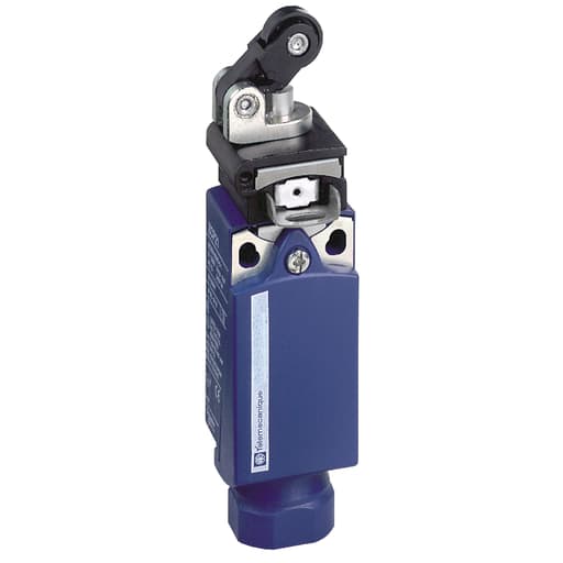 TESENSOR - TEC XCPR2121P20 Limit switch, Limit switches XC Standard, XCPR, thermoplastic plastic roller lever plung. Hor, 1NC+1 NO, snap, M20
