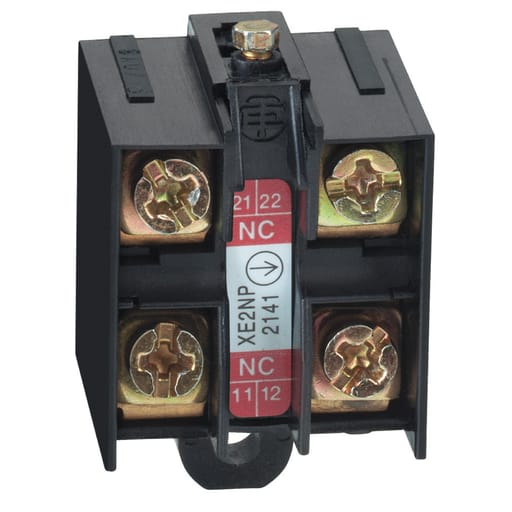 TESENSOR - TEC XE2NP2141 Limit switch contact block, Limit switches XC Standard, 2NC, slow break, simultaneous