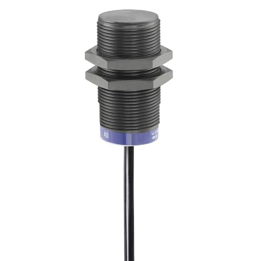 TESENSOR - TES XS4P18AB120 Inductive proximity sensors XS, inductive sensor XS4 M18, L41mm, PBT, Sn8mm, 12...24 VDC, cable 2 m