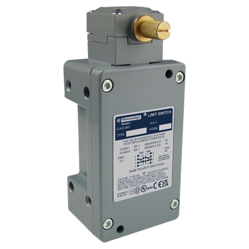 TESENSOR - TEC 9007CR61B2 Limit switch, 9007, 600 V 10amp c +options
