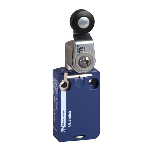 TESENSOR - TES XCMD2115L1 Limit switch, Limit switches XC Standard, XCMD, thermoplastic roller lever, 1NC+1 NO, snap, 1 m