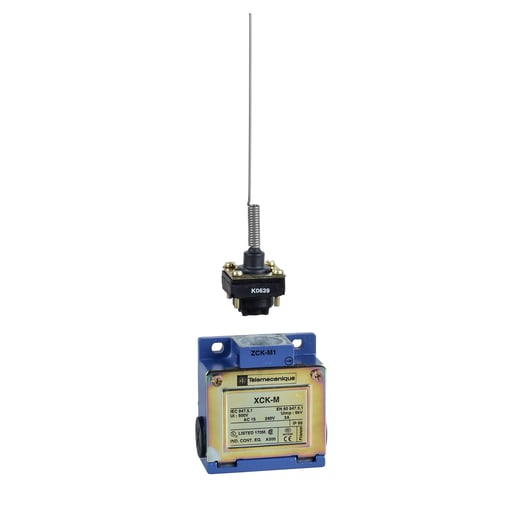 TESENSOR - TEC XCKM106 Limit switch, Limit switches XC Standard, XCKM, cats whisker, 1NC+1 NO, snap action, Pg11