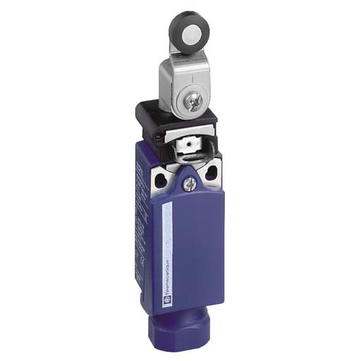TESENSOR - TES XCPR2118N12 Limit switch, Limit switches XC Standard, XCPR, thermoplastic roller lever, 1NC+1 NO, snap, 1/2NPT