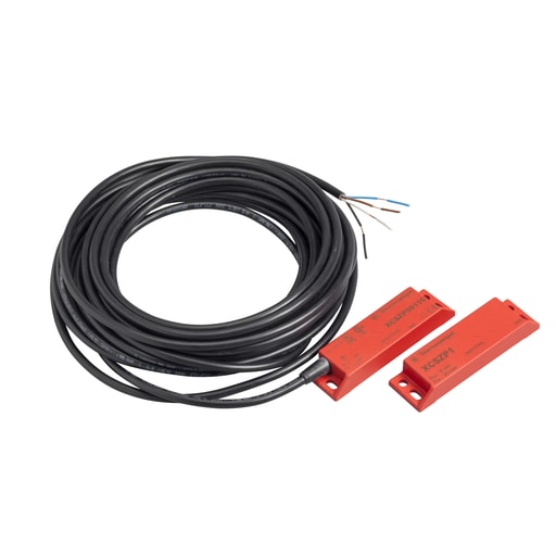 TESENSOR - TEC XCSDMP7012 Coded magnetic switch, TEC Safety switches XCS, XCSDMP, 2 NC + 1 NO, 1 NC staggered, 2 m