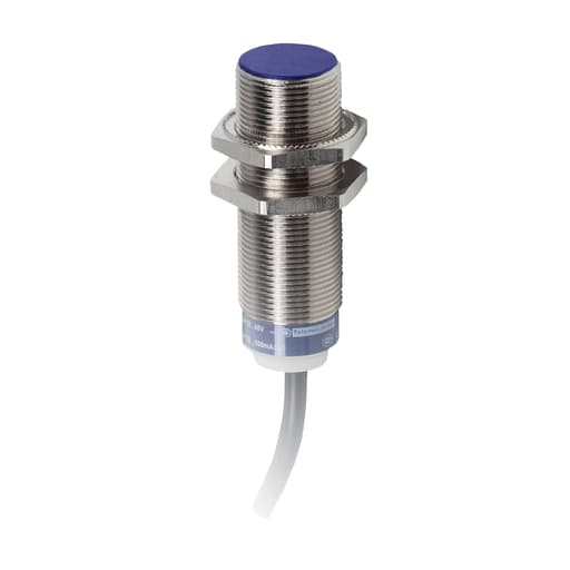 TESENSOR - TES XS518B1DAL2 Inductive proximity sensors XS, inductive sensor XS5 M18, L56mm, brass, Sn5mm, 12..48VDC, cable 2m