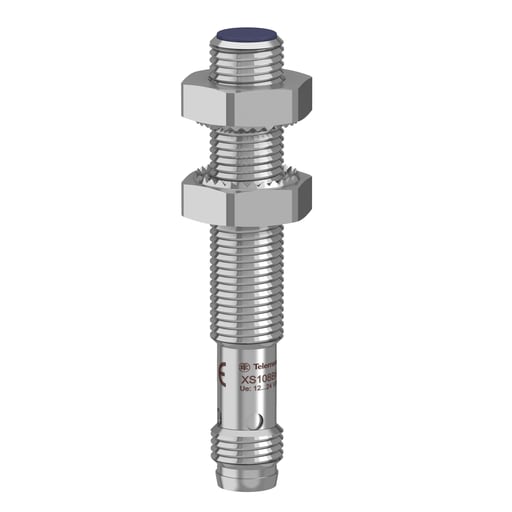 TESENSOR - SQD XS108BLPAM8 INDUCTIVE SENSOR XS1 M8, L50MM, BRASS, SN1.5MM, 12..24VDC, M8
