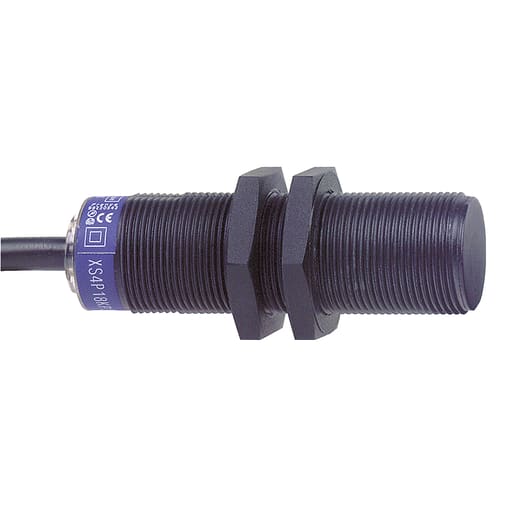 TESENSOR - TES XS4P18MA230L2 Inductive proximity sensors XS, inductive sensor XS4 M18, L60mm, PPS, Sn8mm, 24...240VAC/DC, cable 10 m