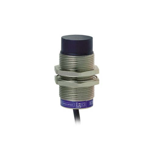 TESENSOR - TES XS2M30MA250 Inductive proximity sensors XS, inductive sensor XS2 M30, L64mm, brass, Sn15mm, 24...240VAC/DC, cable 2 m