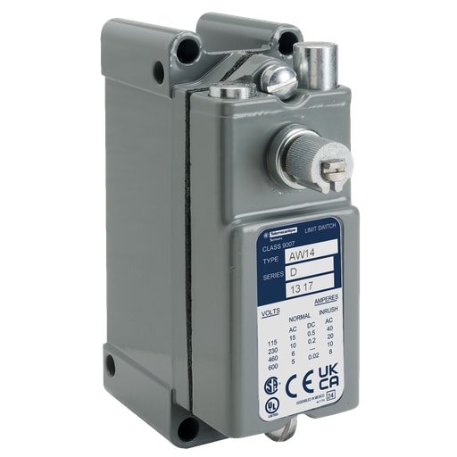 TESENSOR - TEC Sensors 9007AW18 Limit switch, 9007, 600 VAC 10amp aw +options