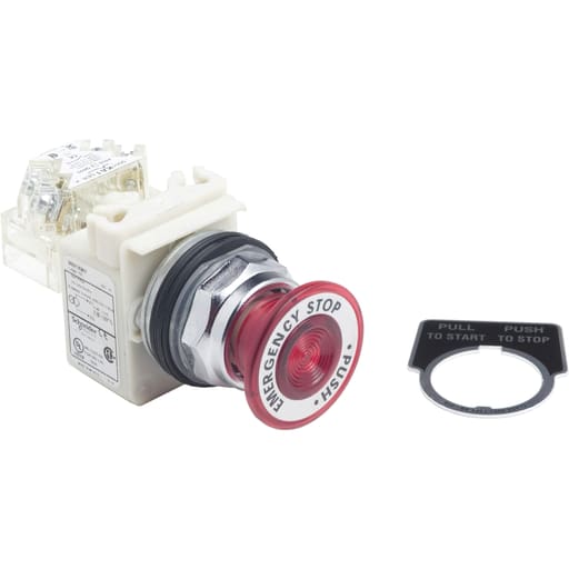 Square-D / Schneider - Square D 9001KR9P1R05H13 30 mm 10 Amp 600 Volt Push Button