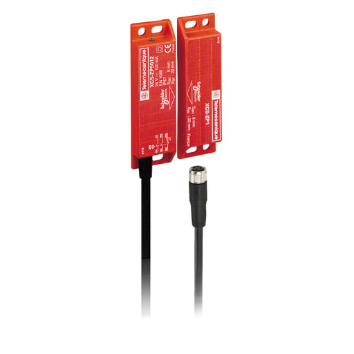 TESENSOR - TEC XCSDMP590L01M12 Coded magnetic switch, TEC Safety switches XCS, XCSDMP, 1 NC + 1 NO, staggered, M12 0.15 m