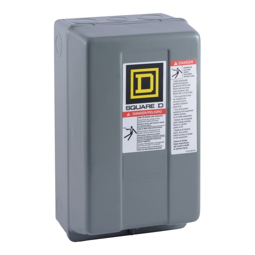 Square-D / Schneider - Square D 8903SMG12V02 110/120 VAC 30 Amp 4-Pole NEMA 1 Mechanically Held Lighting Contactor