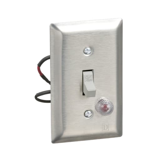 Square-D / Schneider - Square D 2510KS1A 600 VAC 230 VDC 30 Amp 3 Hp 2-Pole Flush Mount 1-Phase Non-Reversing Manual Switch