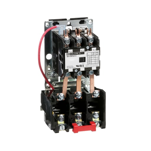 Square-D / Schneider - Square D 8911DPSO13V14 24 VAC 20 Amp 7.5 Hp Polyphase 3-Pole Open Type Magnetic Definite Purpose Starter