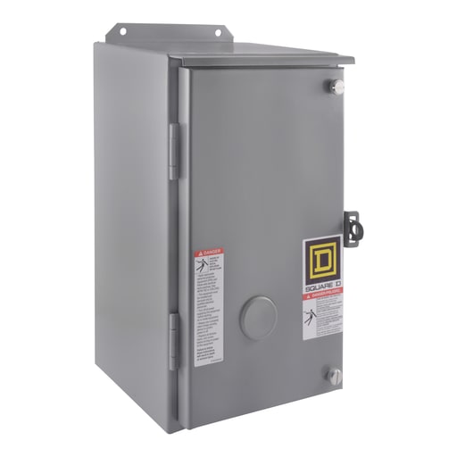 Square-D / Schneider - Square D 8502SDA2V02S 110/120 VAC 45 Amp 4-Pole NEMA 12 Full Voltage Non-Reversing Magnetic Contactor