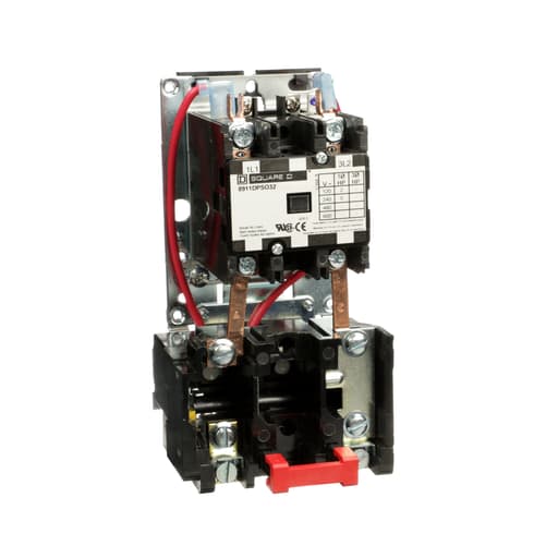 Square-D / Schneider - Square D 8911DPSO32V02 110/120 VAC 30 Amp 5 Hp 1-Phase 2-Pole Open Type Magnetic Definite Purpose Starter