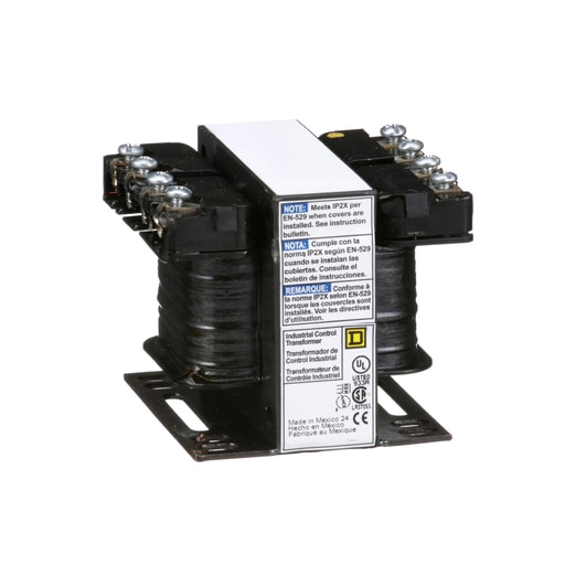 Square-D / Schneider - Square D 9070T50D25 50 VA 277 VAC Primary 24 VAC Secondary 1-Phase Control Transformer